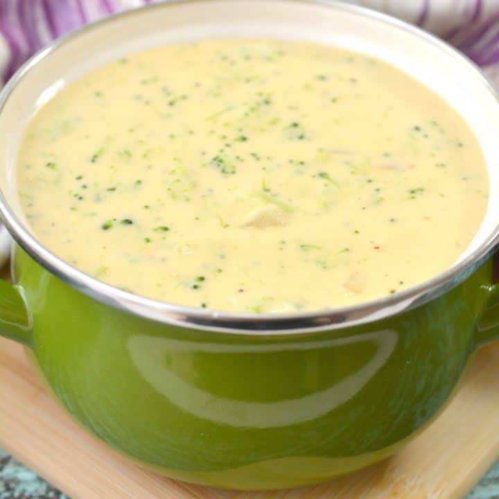 Keto Broccoli and Cheddar Soup