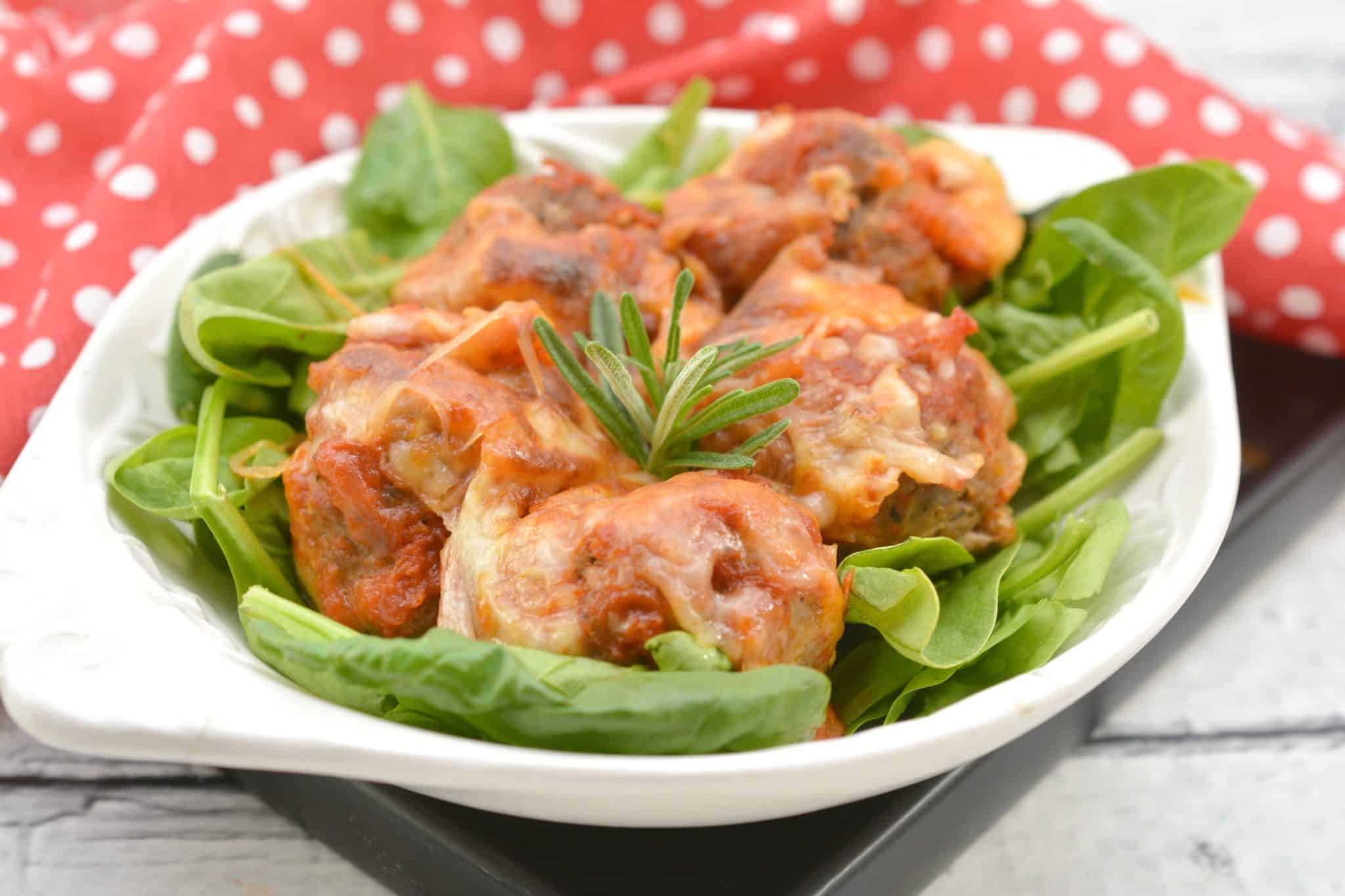 Meatball Casserole Keto Meatball Parmesan