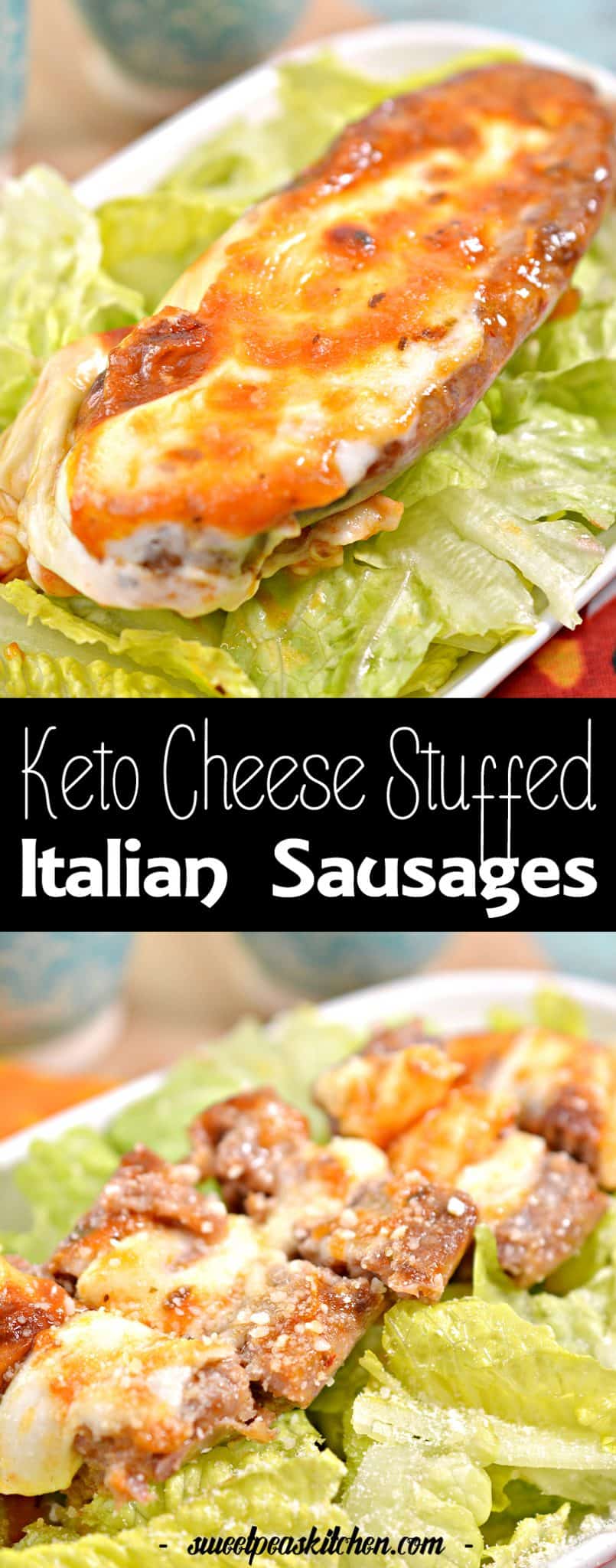 Cheese Stuffed Italian Sausages Quick & Easy Keto Recipe