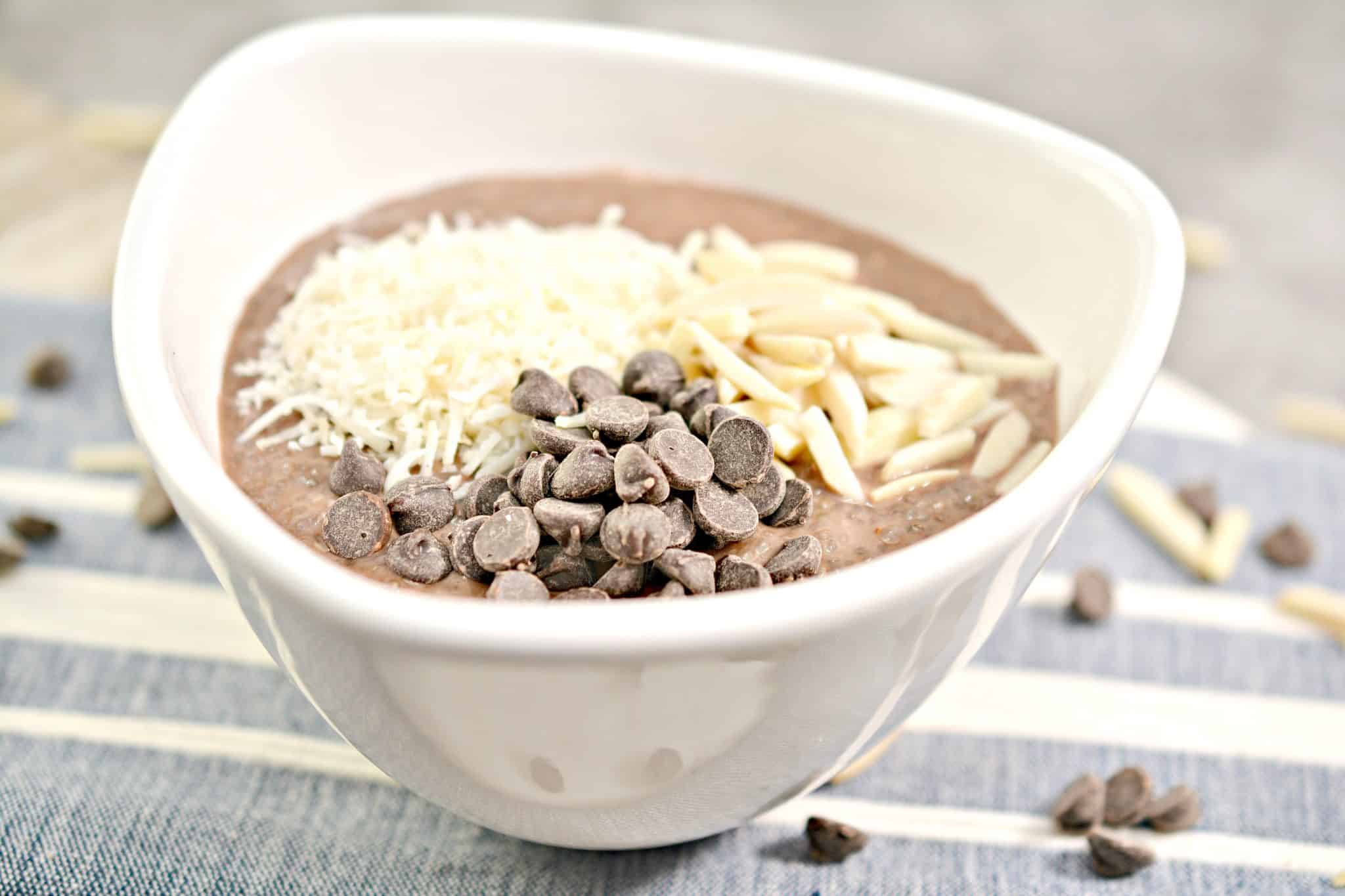 Almond Joy Chia Seed Pudding Keto Chia Pudding