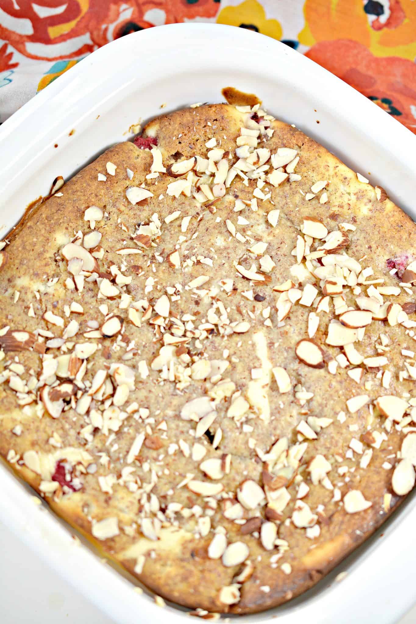 Raspberry Cream Cheese Coffee Cake CheekyKitchen