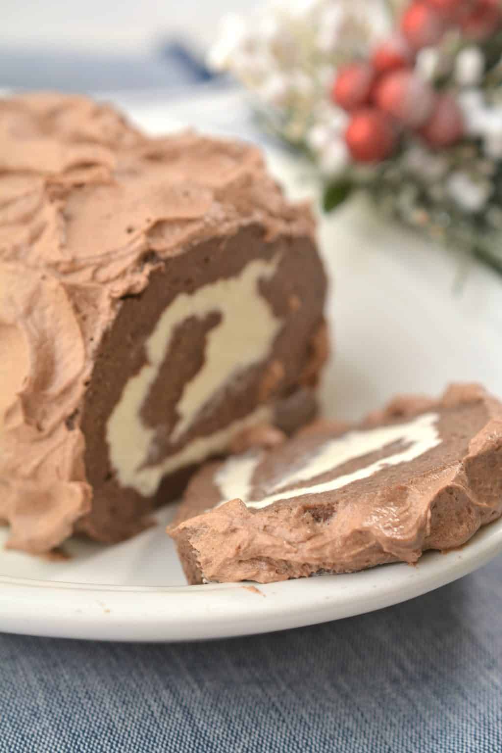 Chocolate Roll Cake Keto Chocolate Dessert