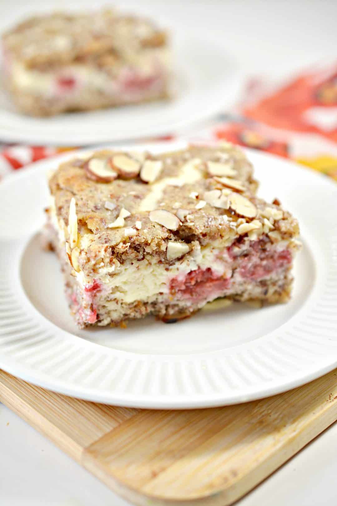 Raspberry Cream Cheese Coffee Cake CheekyKitchen