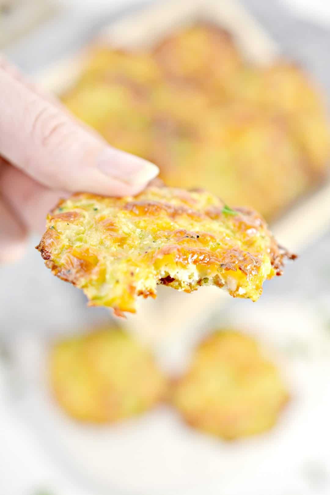 Low Carb Broccoli Cheese Rounds CheekyKitchen