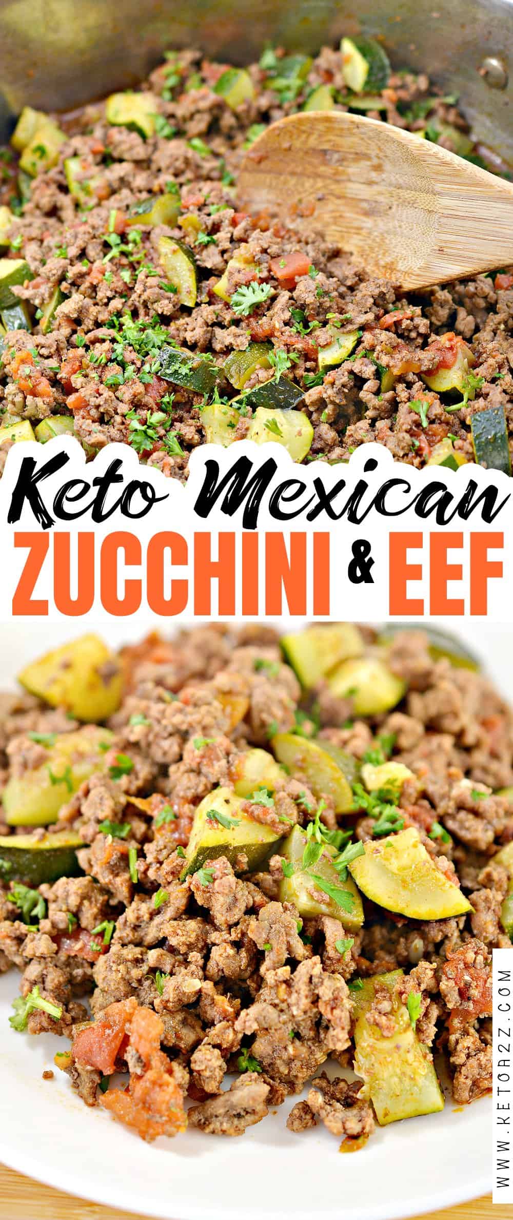 Keto Mexican Zucchini and Beef
