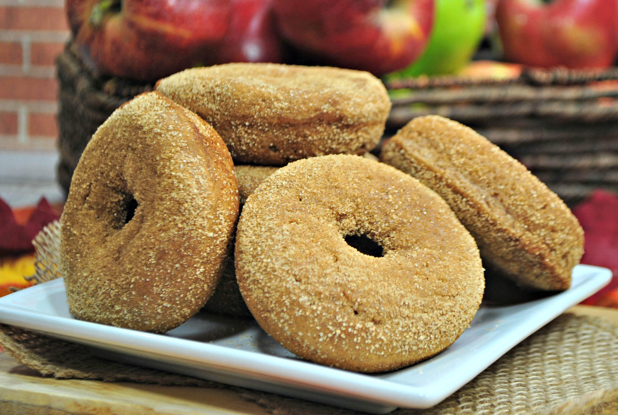 Apple Chocolate Chip Donuts