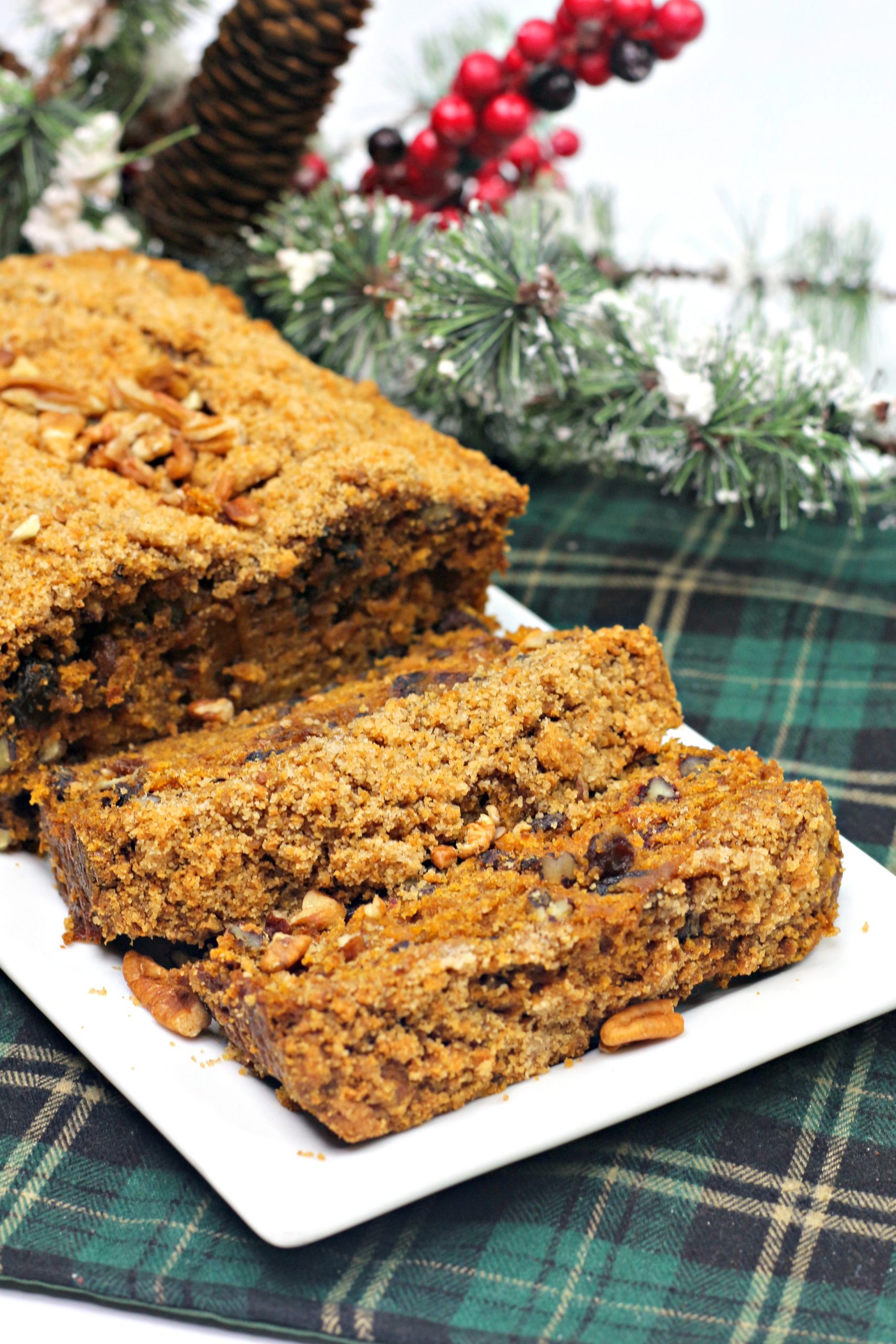 Spiced Pecan Crumble Bread