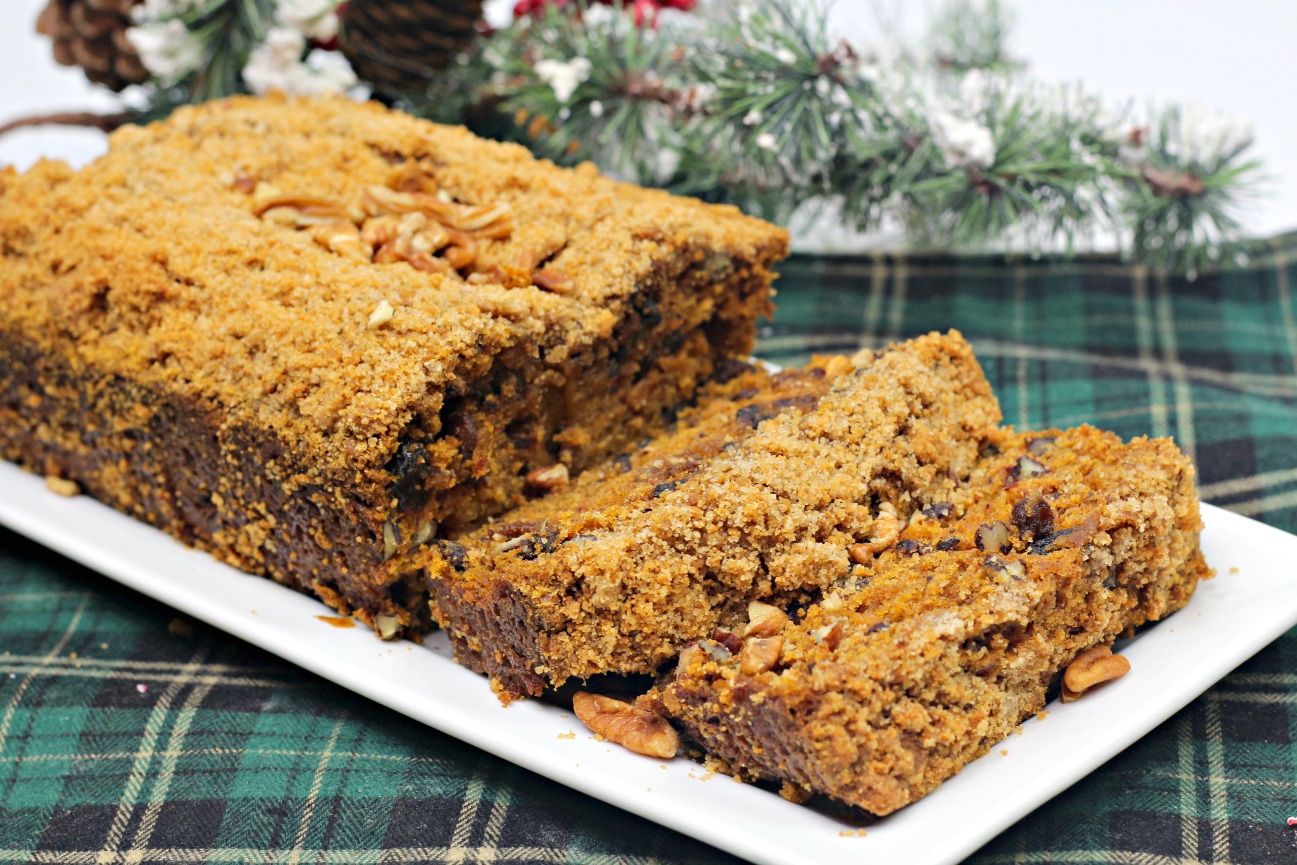 Spiced Pecan Crumble Bread