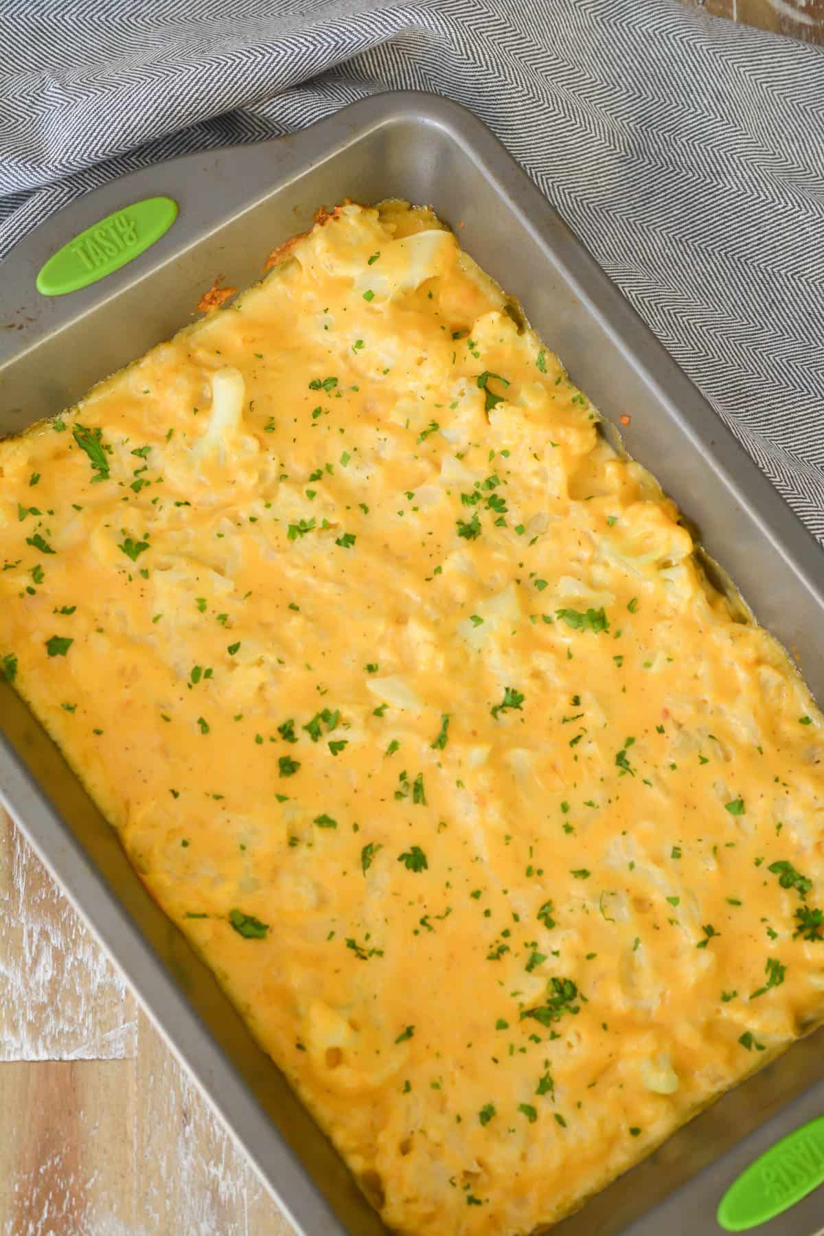 Baked Cauliflower Mac and Cheese