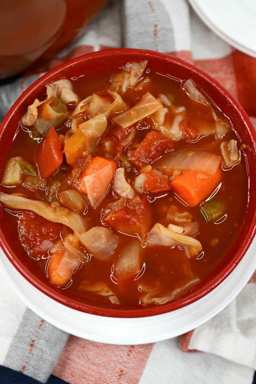 Fat Burning Cabbage Soup CheekyKitchen