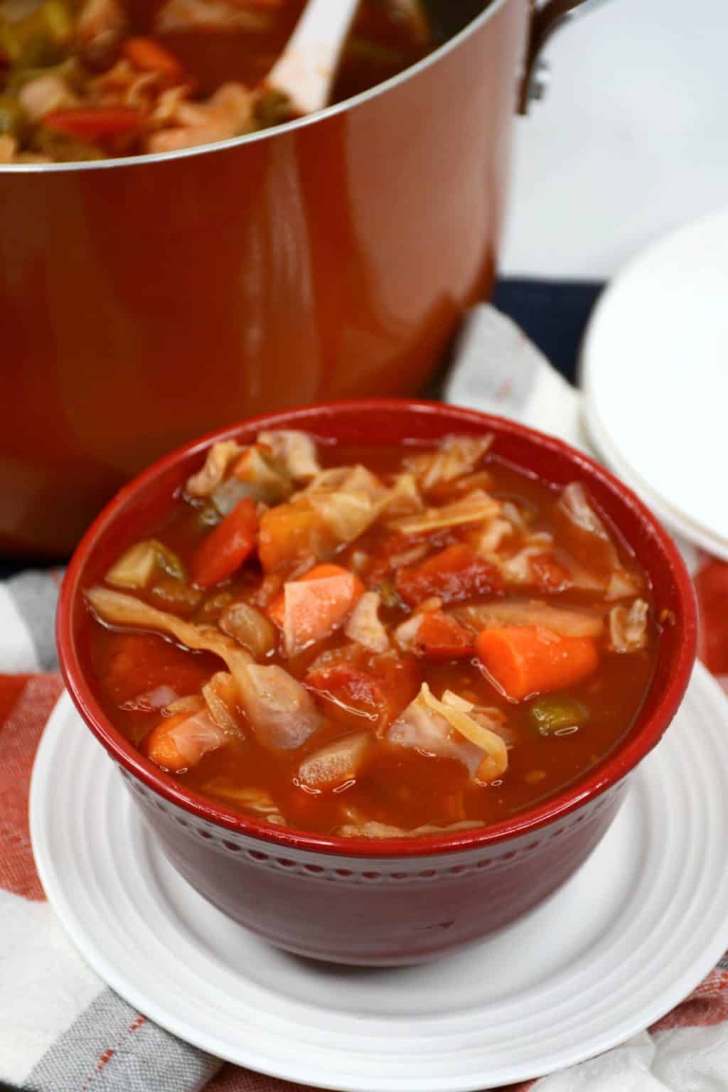 Fat Burning Cabbage Soup CheekyKitchen