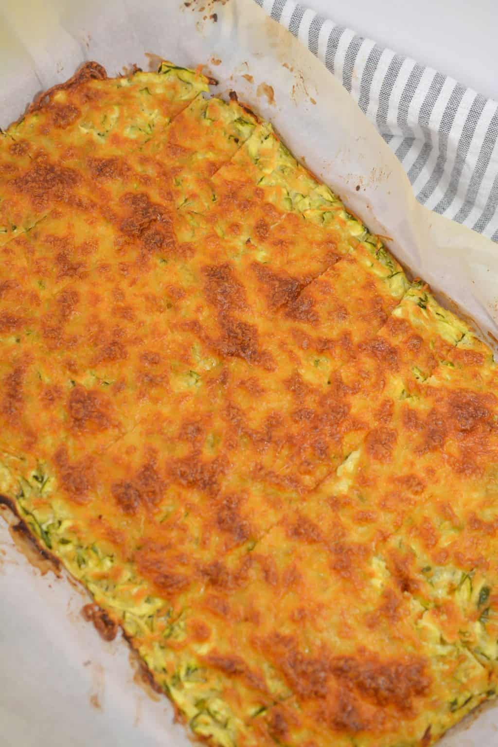 Cheesy Zucchini Breadsticks CheekyKitchen