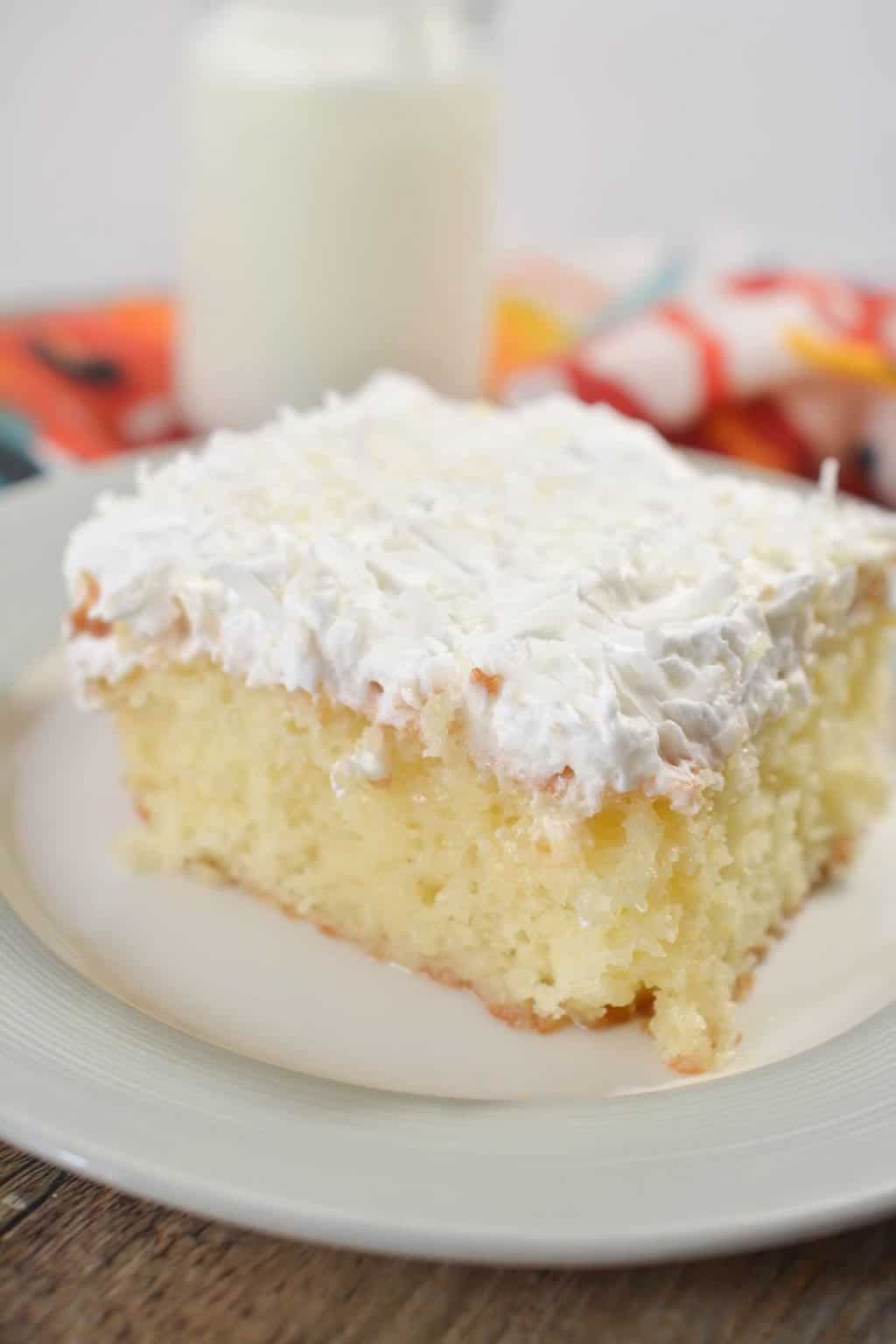 Coconut Poke Cake - CheekyKitchen