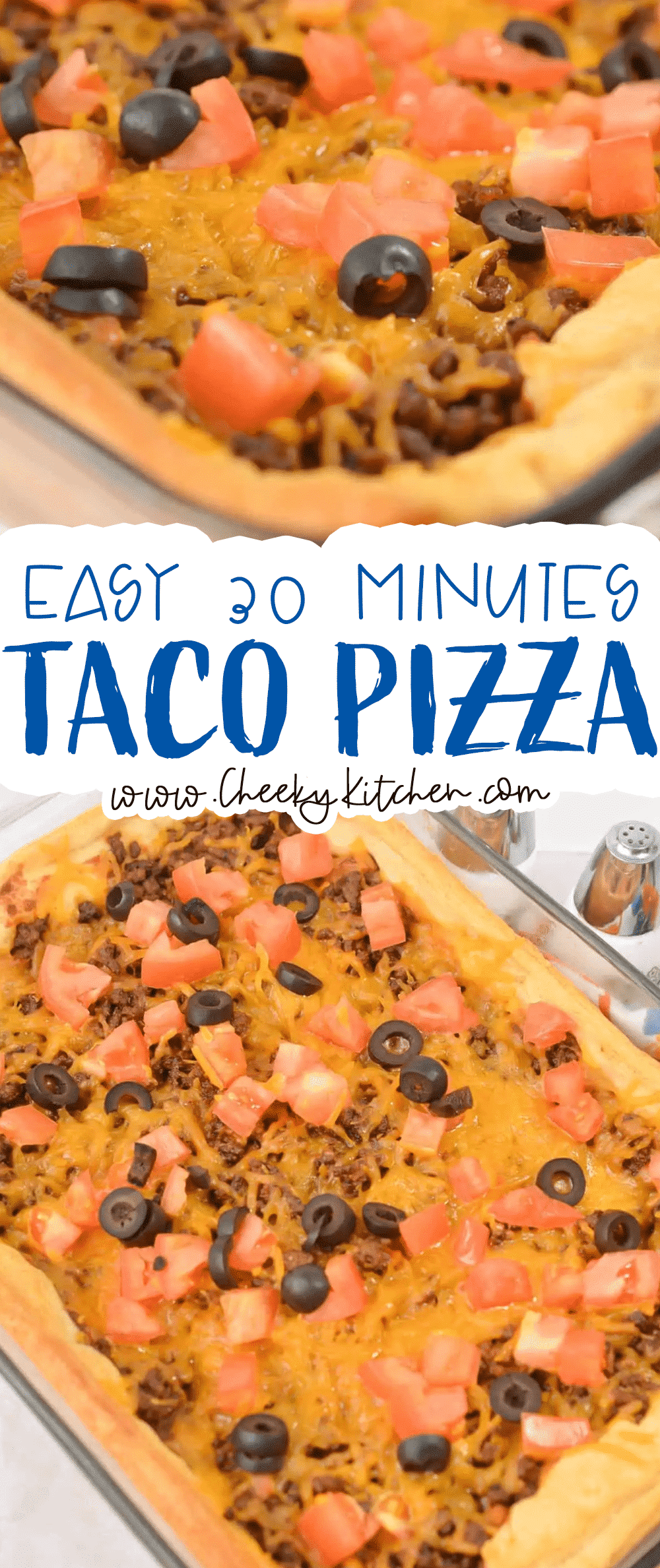 Easy 30 minutes Taco Pizza