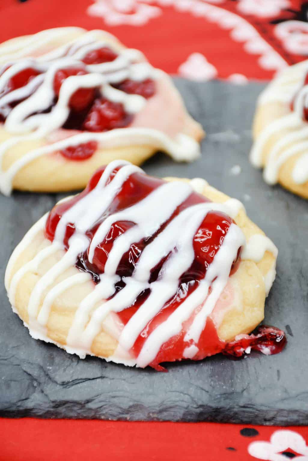 Easy Cherry Cream Cheese Danish CheekyKitchen