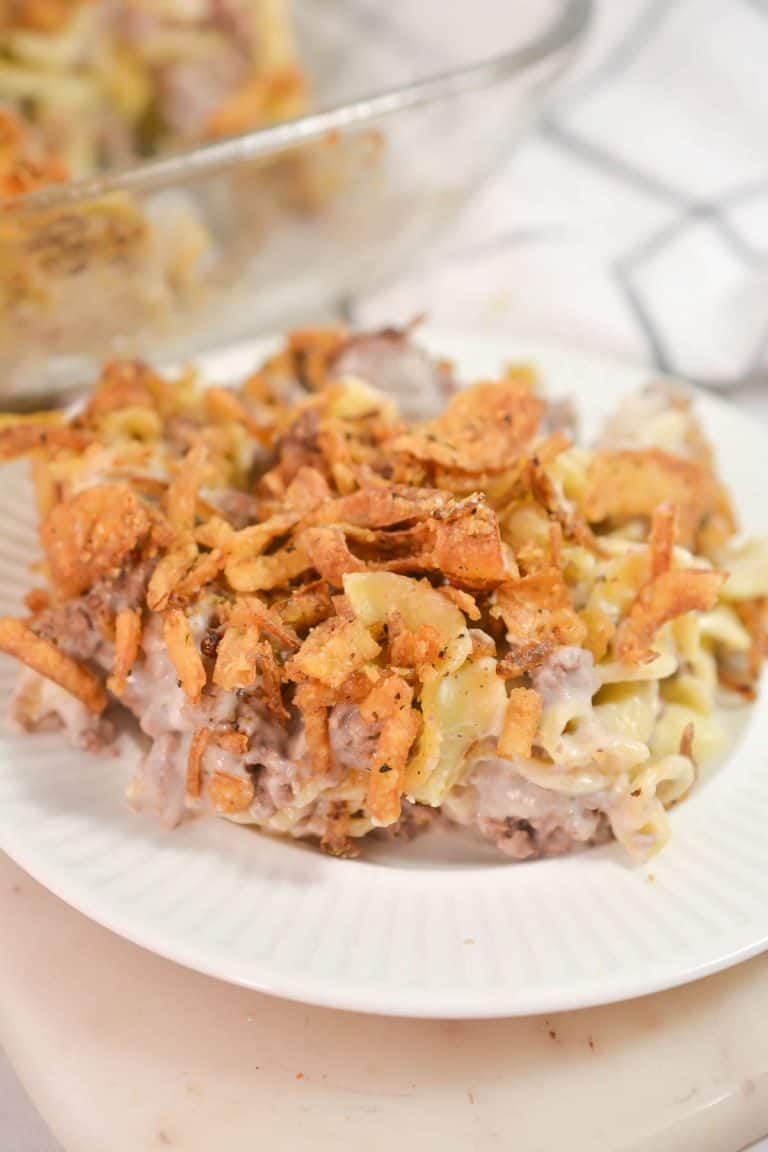 French Onion Beef Casserole CheekyKitchen