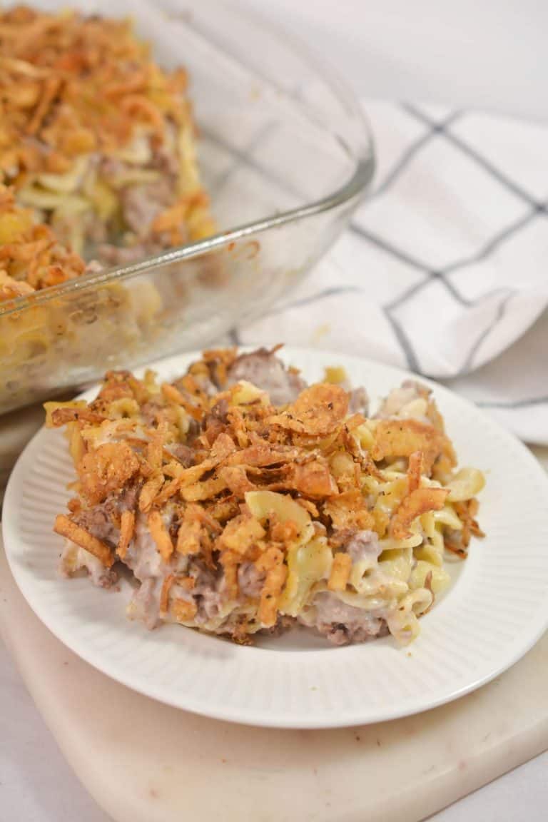 French Onion Beef Casserole CheekyKitchen