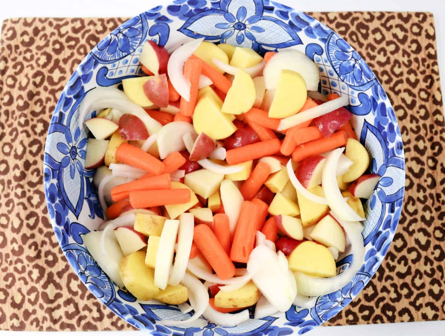 Roasted Carrots, Potatoes, and Onion CheekyKitchen