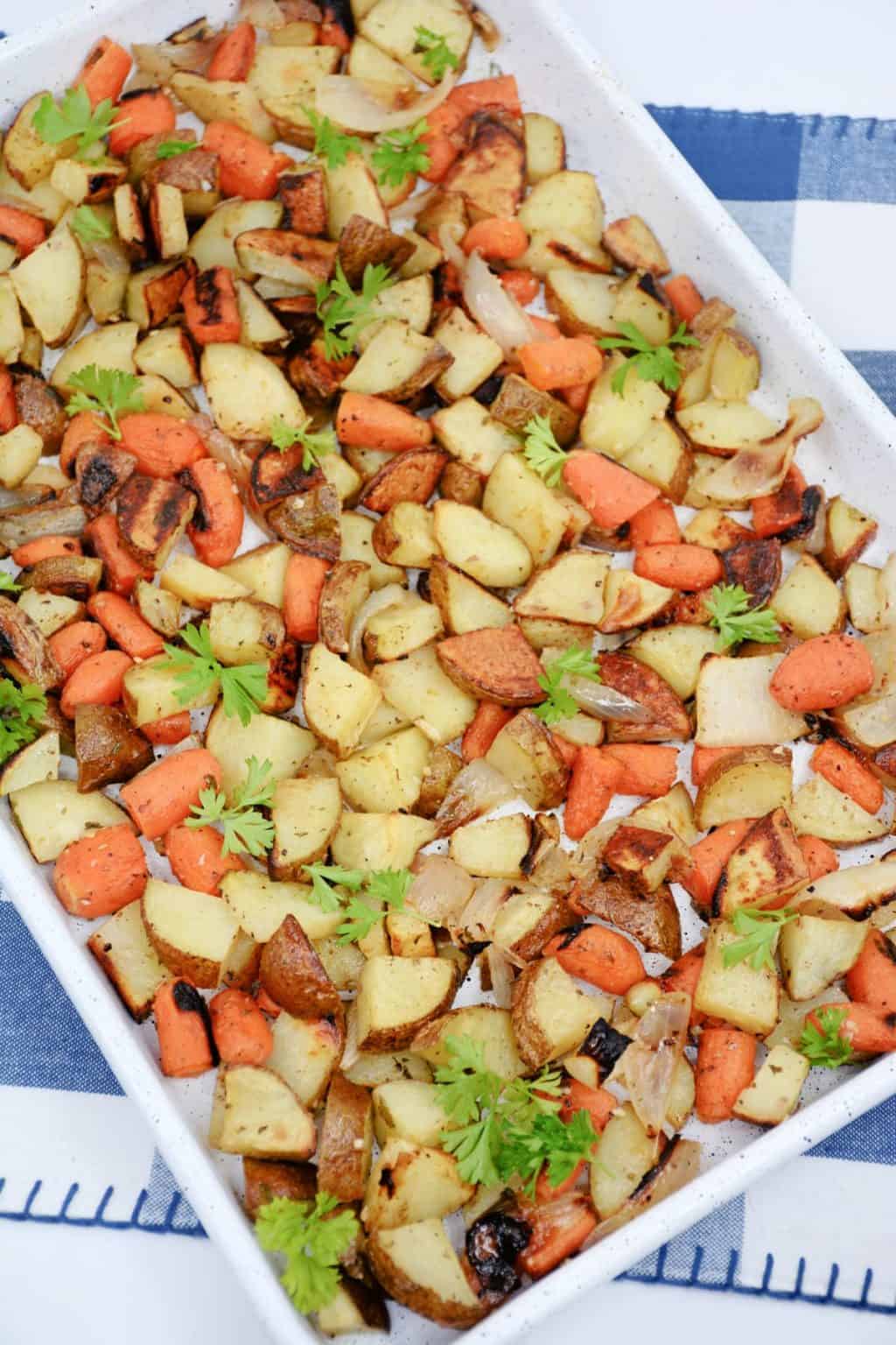 Roast Carrots, Potatoes, and Onions CheekyKitchen