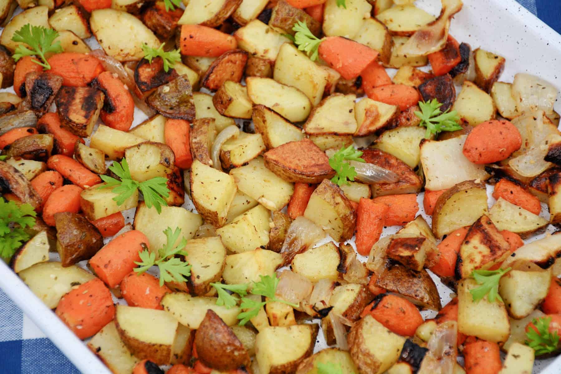 Roast Carrots, Potatoes, and Onions