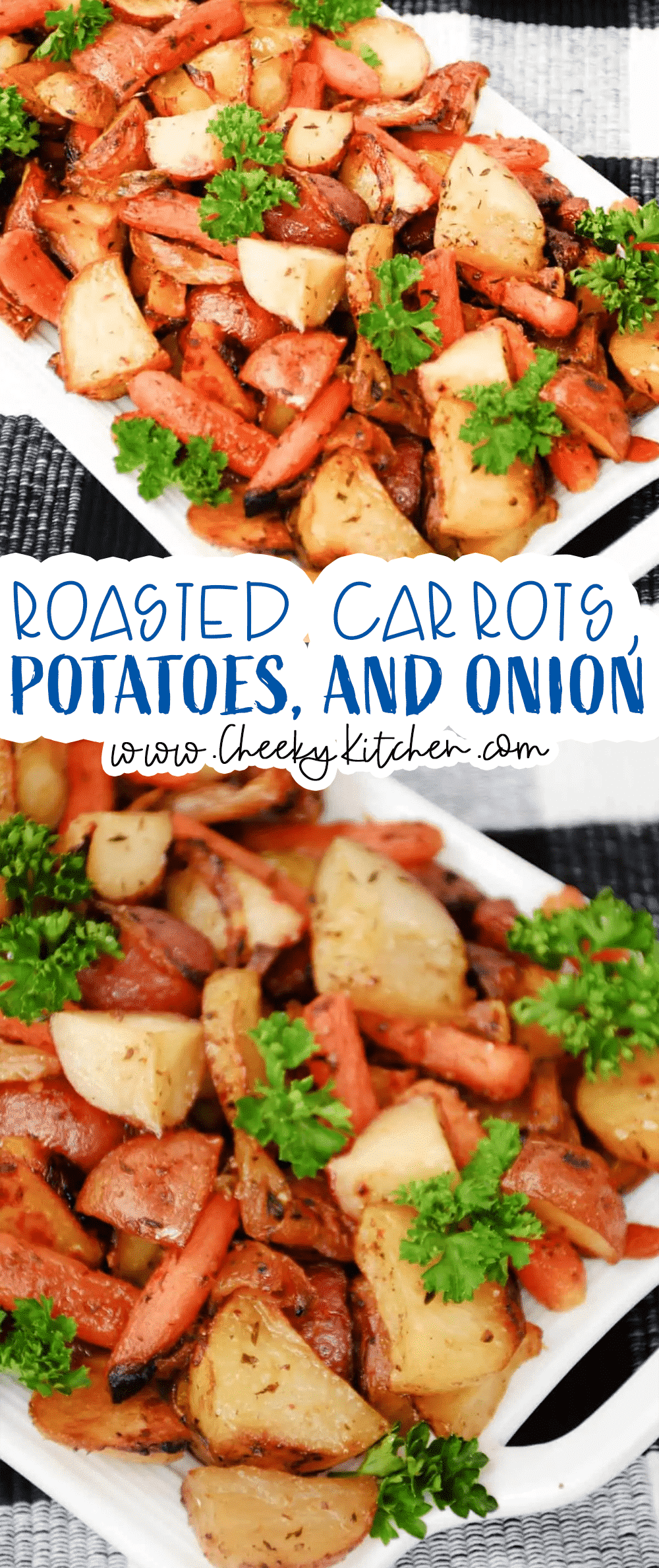 Roasted Carrots, Potatoes, and Onion