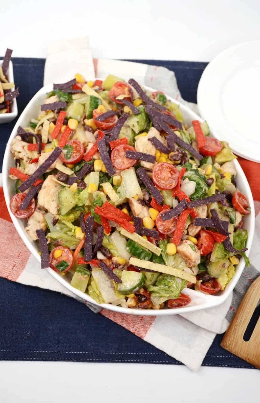 TexMex Chopped Chicken Salad CheekyKitchen