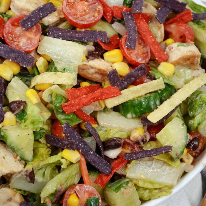 TexMex Chopped Chicken Salad CheekyKitchen