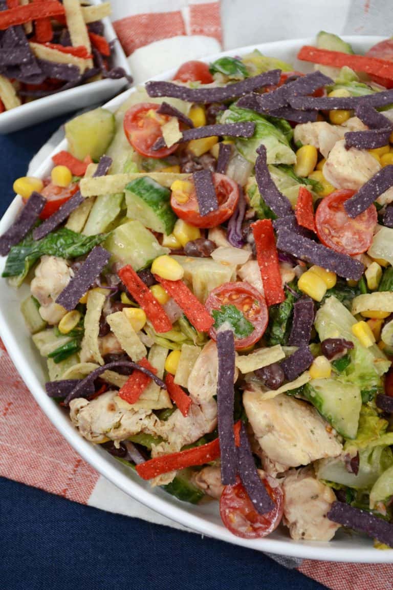TexMex Chopped Chicken Salad CheekyKitchen