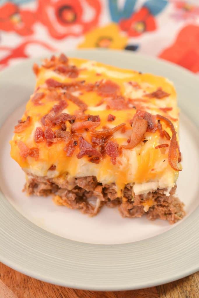 Cowboy Meatloaf and Potato Casserole CheekyKitchen