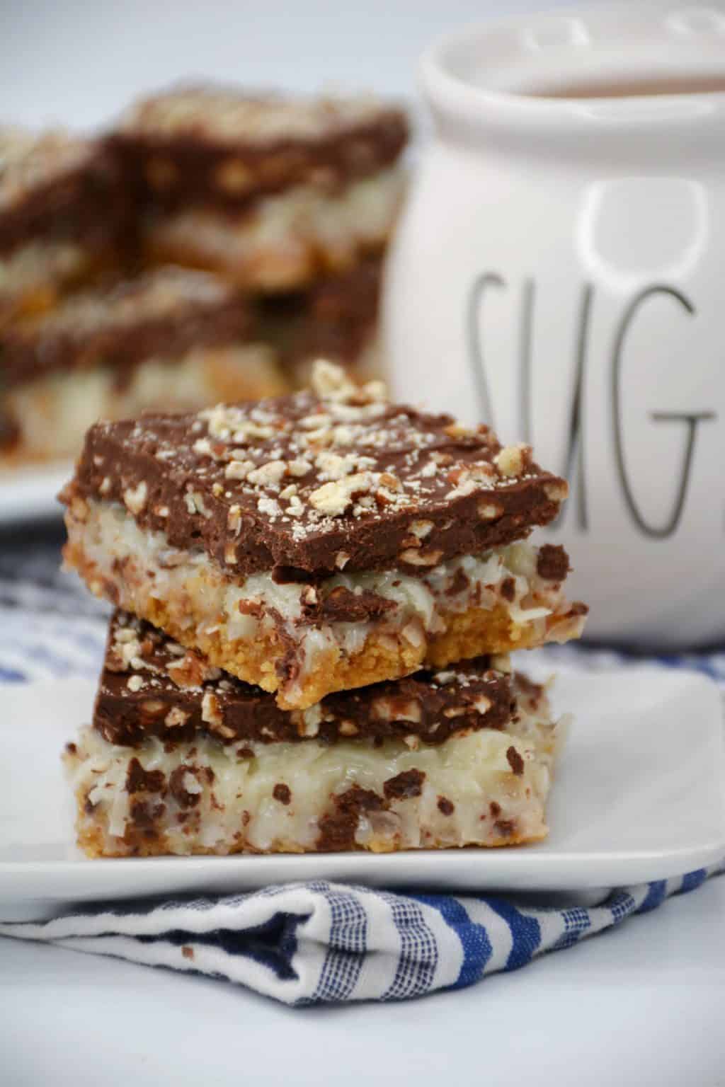 Fantasio Bars with Graham Cracker Crust CheekyKitchen