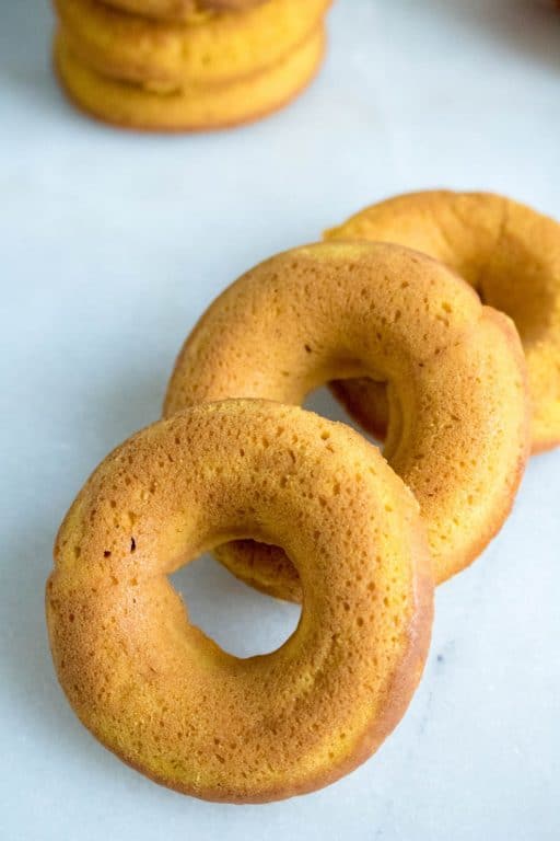 Pumpkin Cake Donuts CheekyKitchen
