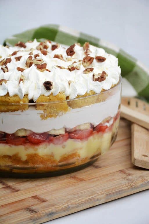 Southern Strawberry Punch Bowl Cake CheekyKitchen