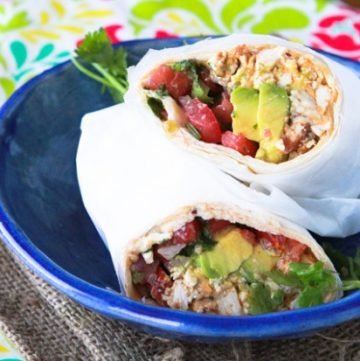 10-Minute Vegan Breakfast Burritos