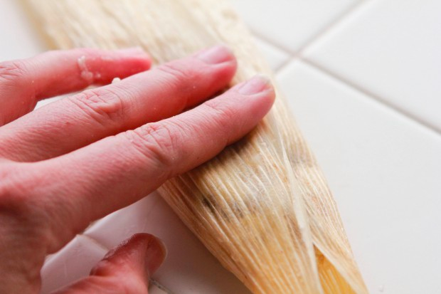 HOMEMADE VEGAN TAMALES