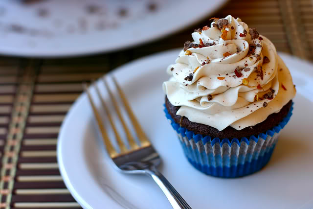 MEXICAN HOT CHOCOLATE CUPCAKES