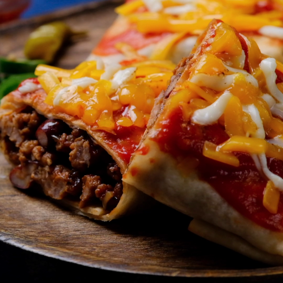 Beef and Cheese Chimichangas, Recipe