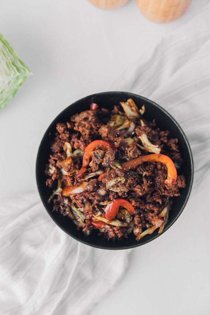 Black Pepper Beef and Cabbage Stir Fry CheekyKitchen