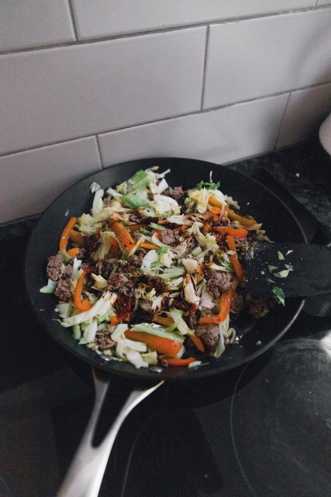Black Pepper Beef and Cabbage Stir Fry CheekyKitchen