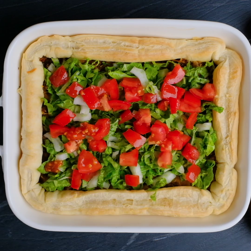 Pillsbury Crescent Roll Taco Bake CheekyKitchen