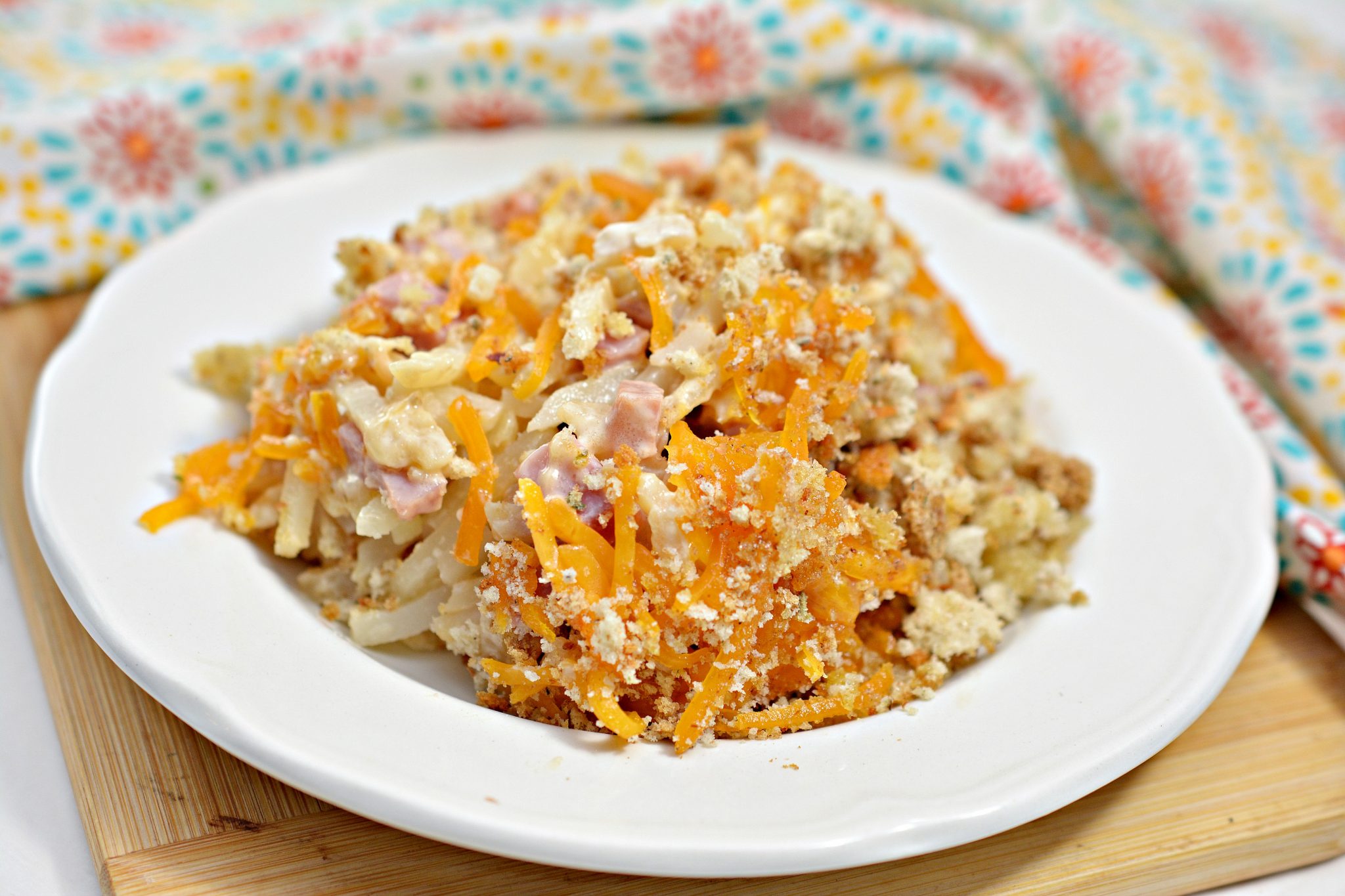 Crockpot Ham and Potato Casserole CheekyKitchen