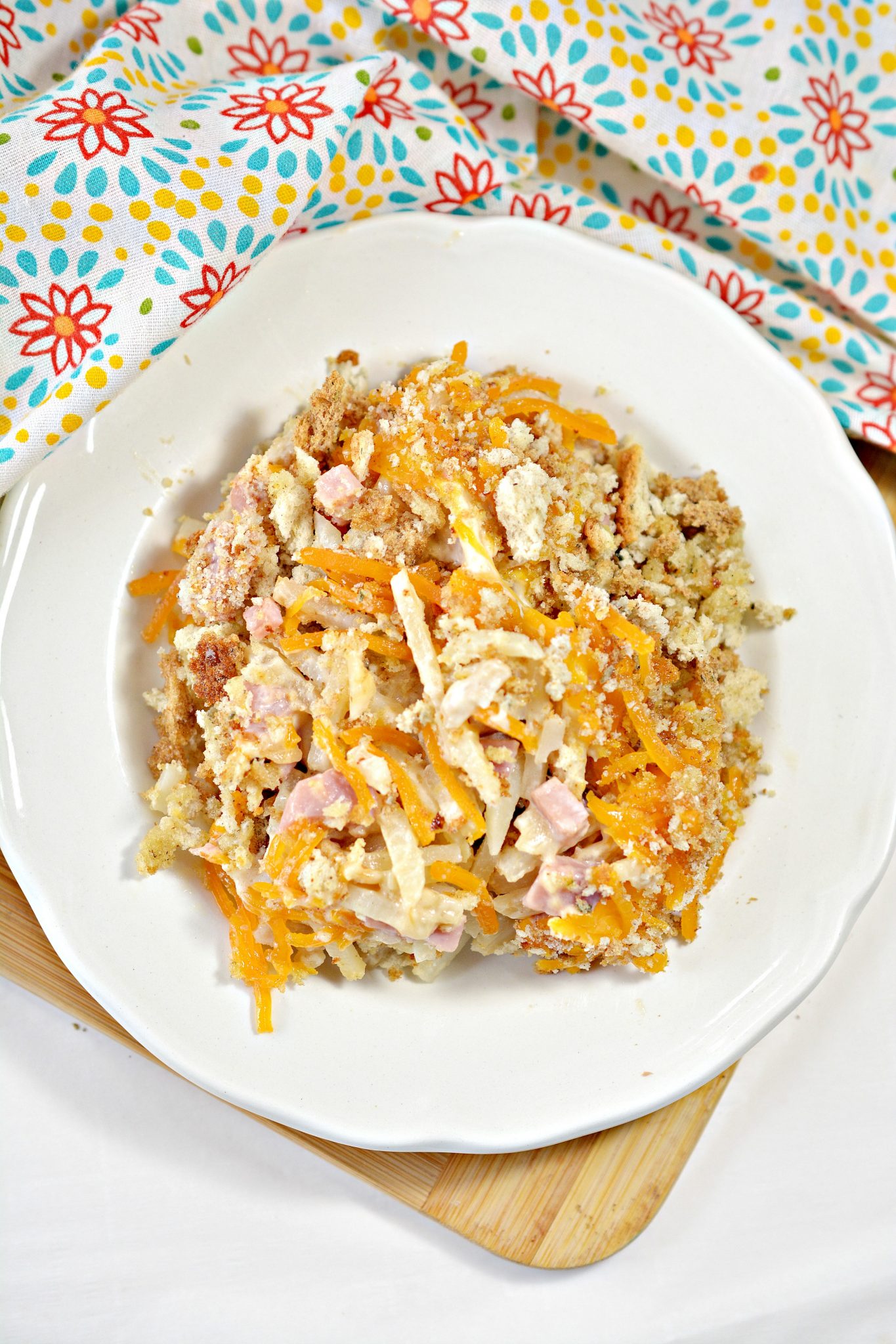 Crockpot Ham and Potato Casserole CheekyKitchen