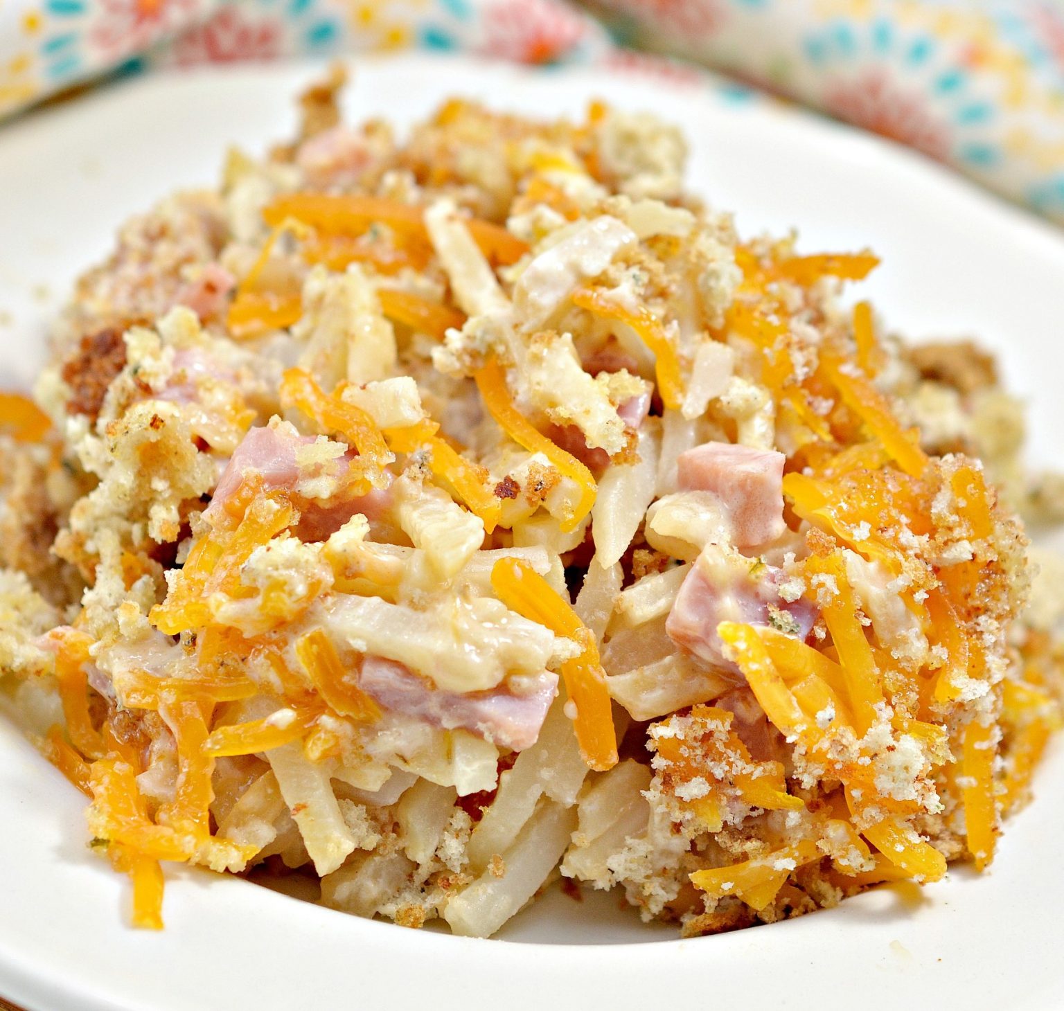 Crockpot Ham and Potato Casserole CheekyKitchen