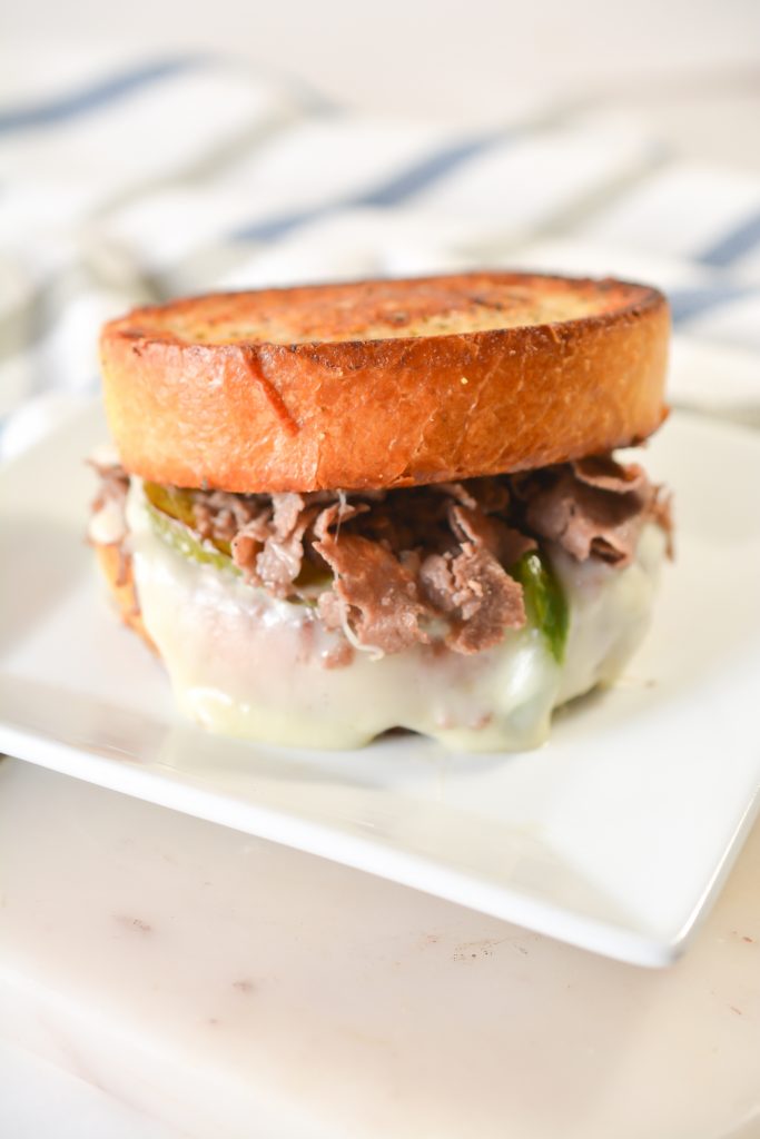 Steak and Cheese Garlic Toast CheekyKitchen