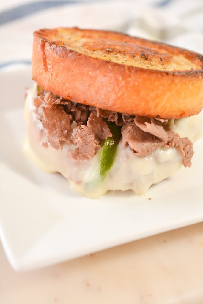 Steak and Cheese Garlic Toast CheekyKitchen