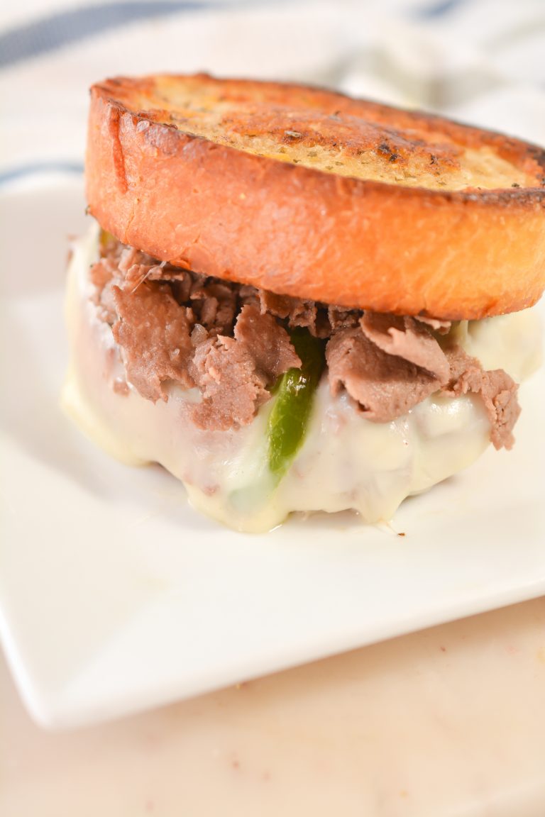 Steak and Cheese Garlic Toast CheekyKitchen