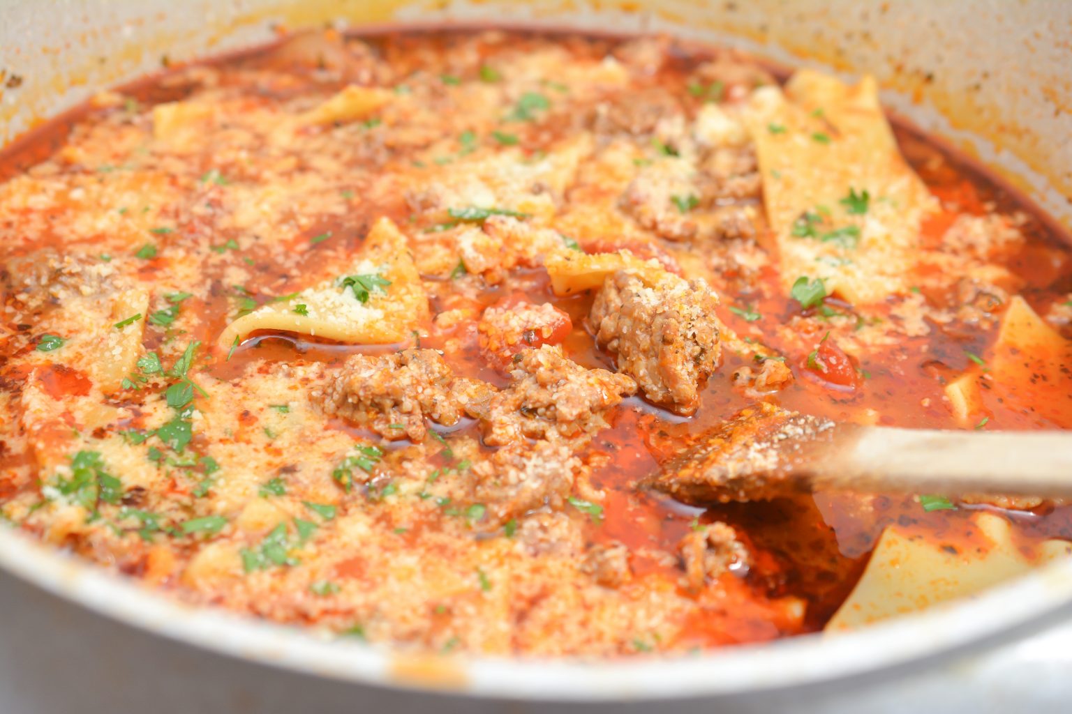 One Pot Lasagna Soup CheekyKitchen   DSC 0098 1 1536x1024 