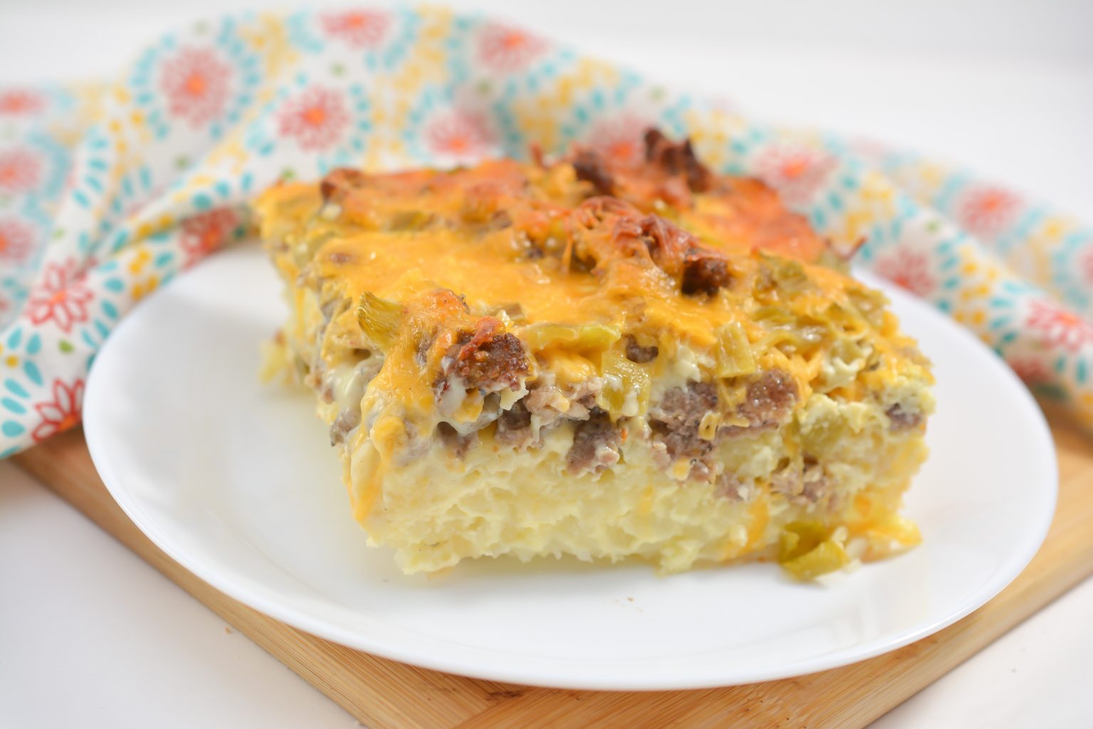 Sausage Hashbrown Casserole - CheekyKitchen