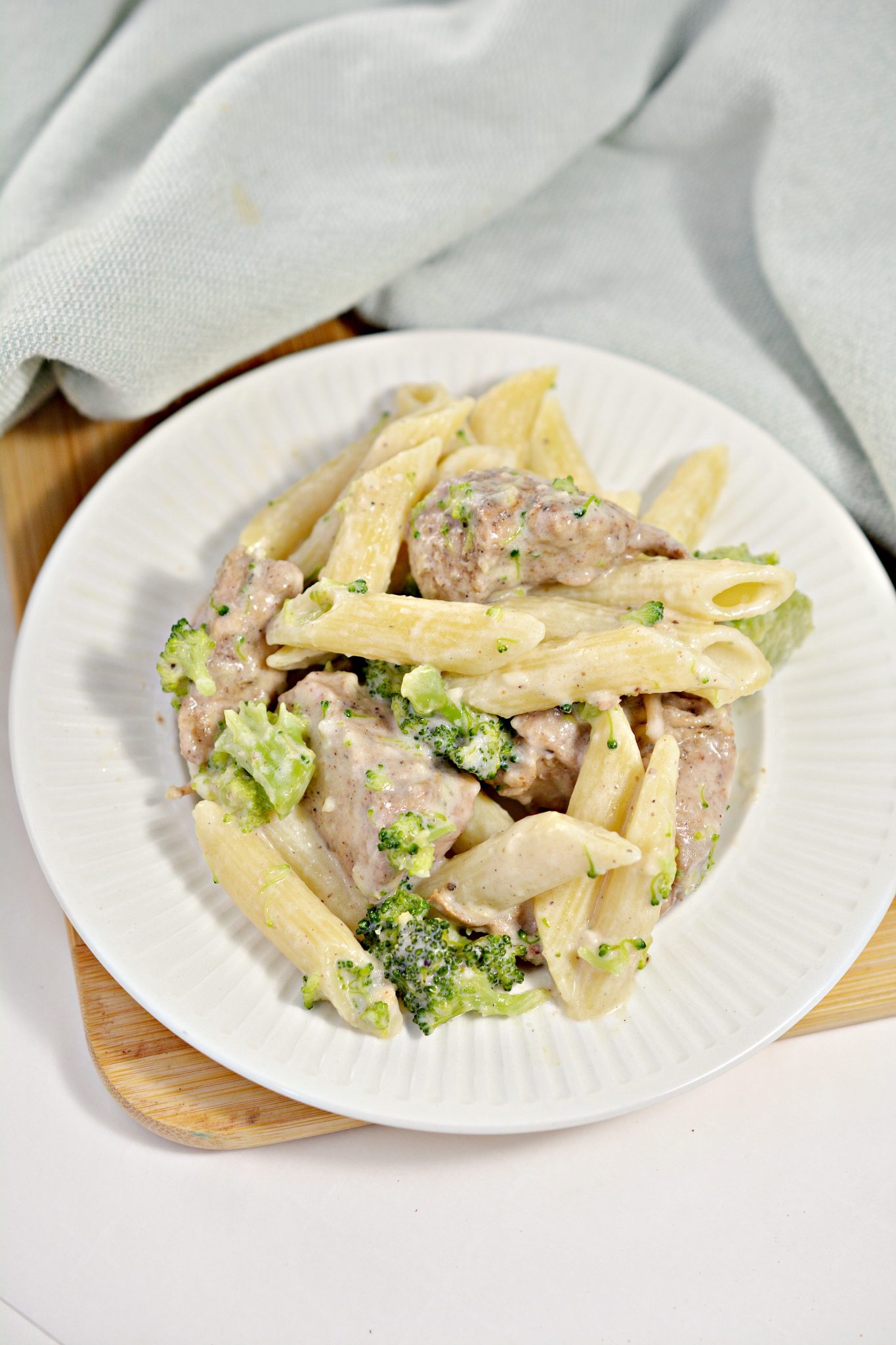 Cajun Chicken and Broccoli Alfredo CheekyKitchen