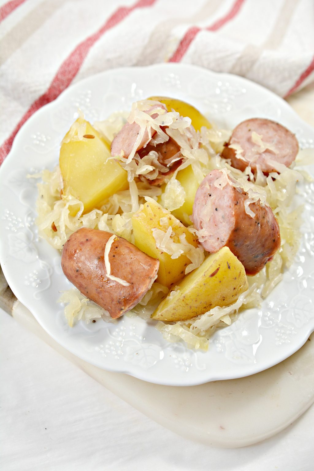 Polish Sausage, Sauerkraut, and Potatoes CheekyKitchen