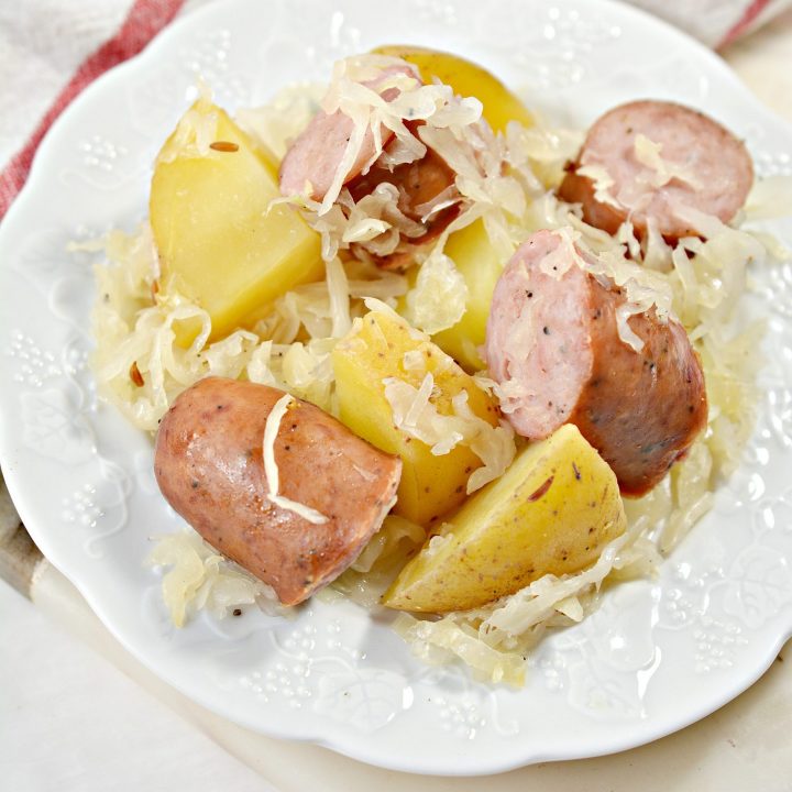 Polish Sausage, Sauerkraut, and Potatoes